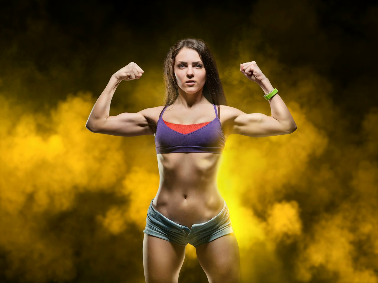 Athletic girls in Da Nang